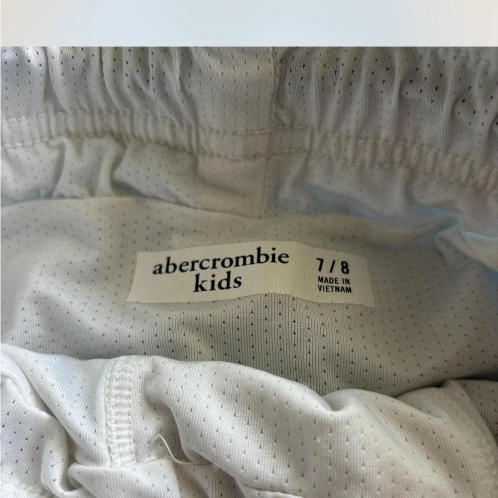 Abercrombie Kids Blue and Green Tie-Dye Athletic Shorts